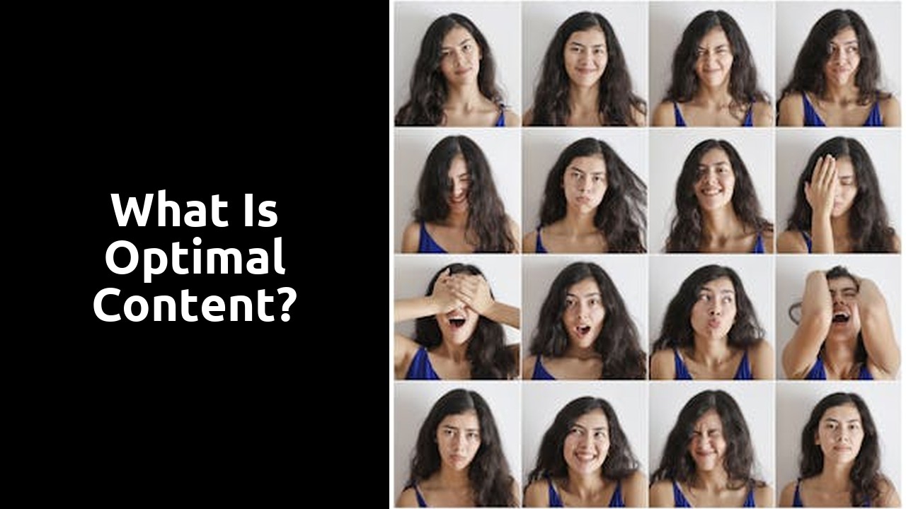 What is optimal content?